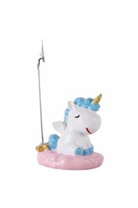 HediyeKanalı Sevimli Ponçik Unicorn Biblo Notluk