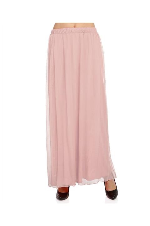 Bulalgiy Kadın Gül Kurusu Ipek Etek - Bga151254