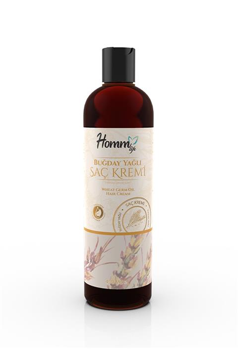 HOMMCOZMETİC Homm Life Buğday Yağlı Saç Kremi, 400 Ml