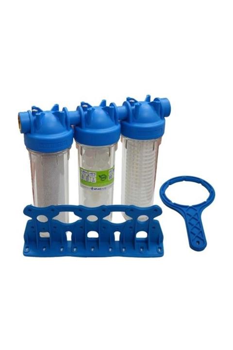 Atlas 10'' Housing 3'lü Su Arıtma Filtresi