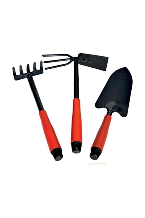 AKSUFEZ 3'lü Bahçe Seti Çapa+tırmık+kürek