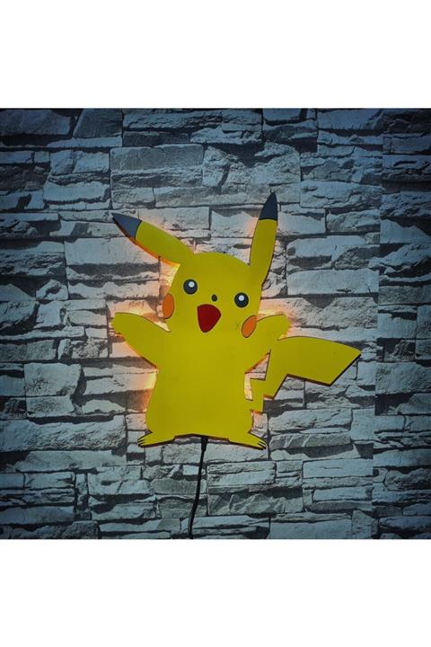 ALACA LED Pikaçu Ledli Çocuk Odası Aydınlatması 33x36cm