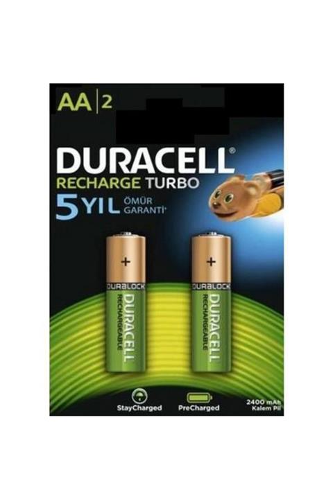 Duracell 2400 Mah Şarj Edilebilir Aa Kalem Pil 2 Li Kartela