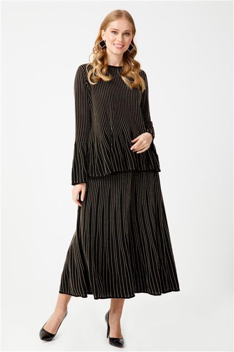 Ghisa Kadın  Siyah Gold Lucca Takım