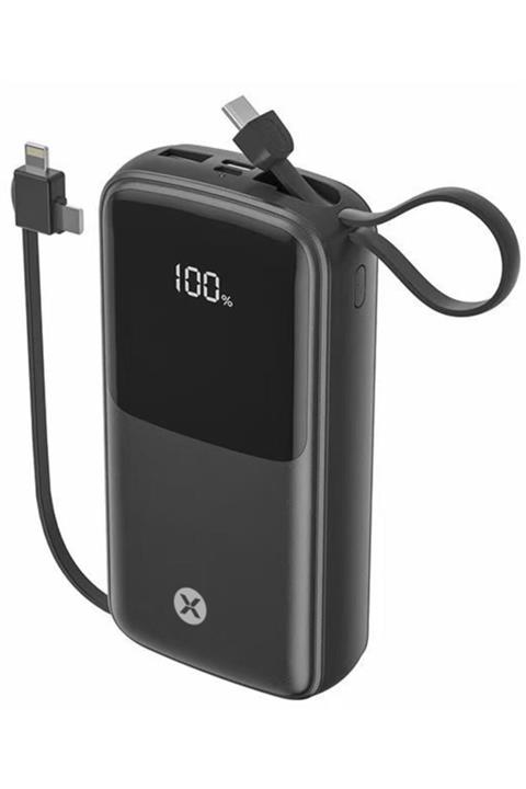 Dexim K23 Led Ekranlı, 3 In 1 Kablolu 10.000mah Powerbank Dca0039