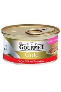 Purina Gourmet Gold Sığıretli Tavuklu Kedi Konservesi 85 gr. X 24 Adet