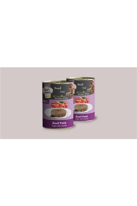 Chefs Choice 5 Adet Kıyılmış Sığır Etli Konserve Kedi Maması 400 g