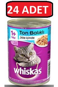 Whiskas Ton Balıklı Konserve Yaş Kedi Maması 24 Adet X 400 Gr