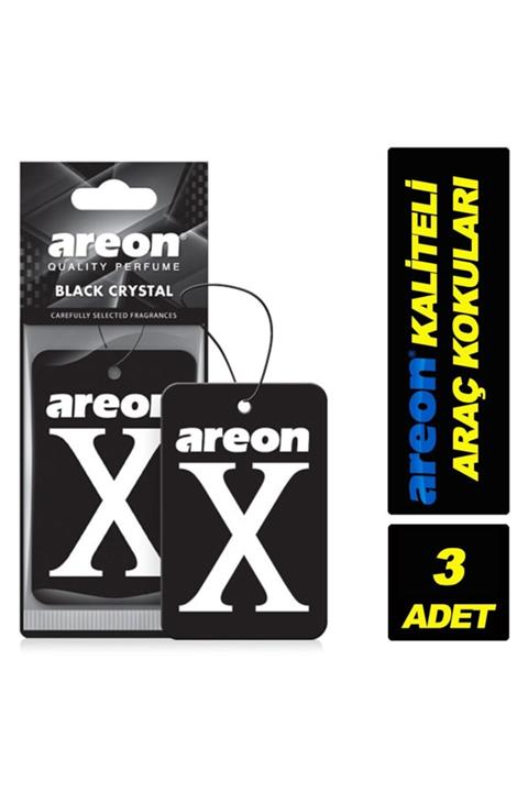 Areon X Black Crystal ''3 Adet'' 'kaliteli Araç Kokusu'