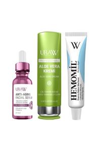 Uraw Anti Aging Yüz Serumu + Aloe Vera Krem