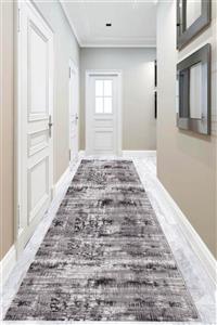 ALgorand Home Yıkanabilir Kaymaz Taban Kesme Rulo Yolluk Siyah