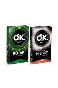 Okey Rötar 10'lu Ve Ultra Hisset 10'lu 2'li Set