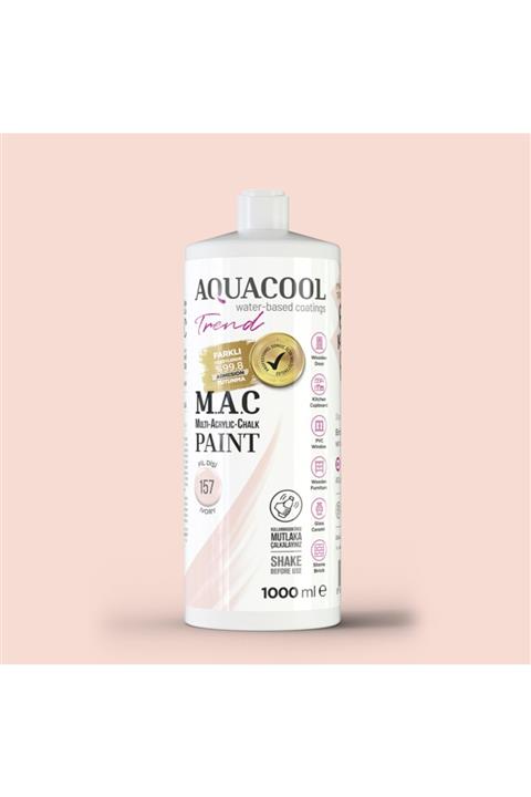 AQUA COOL Aquacool Trend M.a.c Hobi Boyası Su Bazlı Akrilik 157 - Fil Dişi 1000 Ml