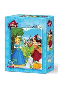 Art Puzzle Art Çocuk Puzzle Sihirli Kız 100 Parça Puzzle