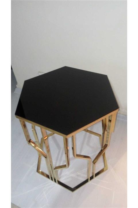 DORA Titanyum Kararmaz Paslanmaz Yan Sehpa