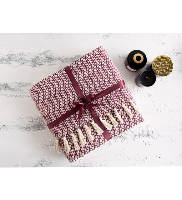 Karaca Home Levi Bordo Çift Kişilik Pike