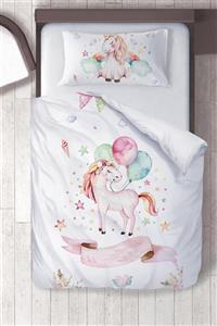 Tinybabyconcept Pamuk Saten Unicorn 002 Bebek Odası Bebek Nevresim Takımı