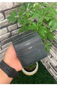 Guard Leather Guard Antik Siyah Patlı Tasarım Deri Kartlık