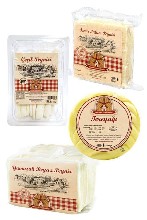 Tellioğlu Değirmen 4lü Peynir Seti