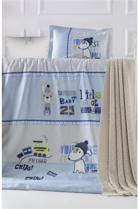 ILKADIMBEBEK Triko Battaneniyeli Bebek Nevresim Takımı