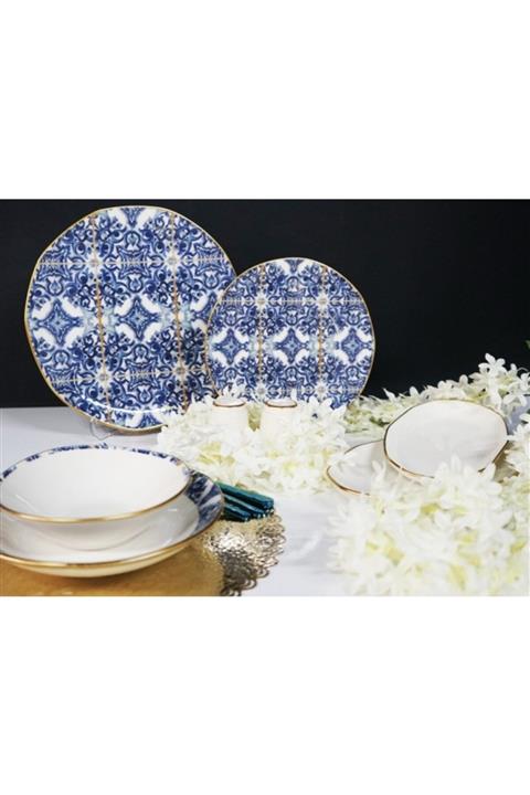 Aryıldız Ar 76010 - 30 Parça Yemek Takımı Mavi