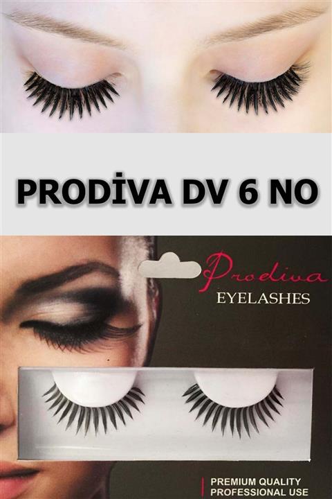 PRODİVA Marka Dv 6 Model Bütün Kirpikler, Takma Kirpik
