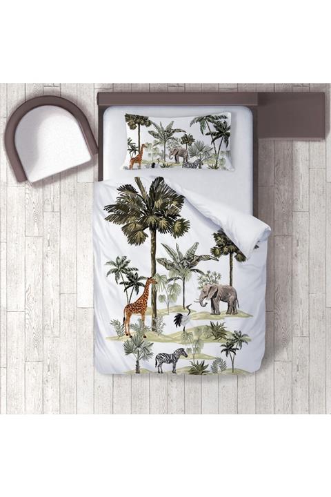 instababyrooms Çocuk Nevresim 2 Li Set Pamuklu Mikro Saten Model No:391