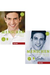 Hueber Menschen Kursbuch + Arbeitsbuch Mit Online Ar + Audio CD A1 2 :