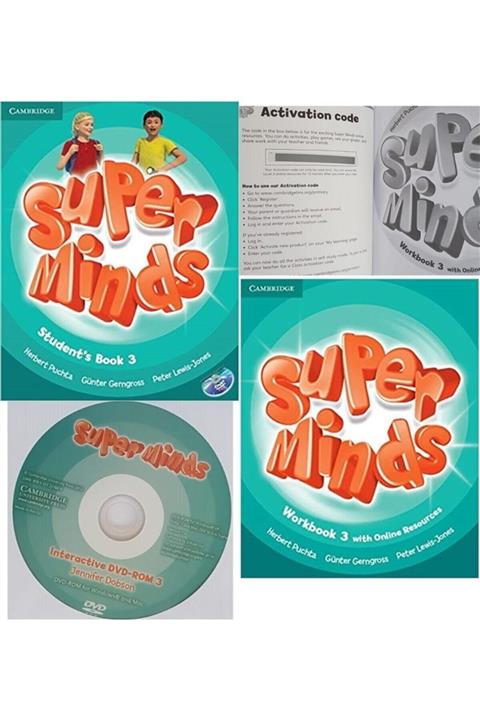 Cambridge University Press Super Minds 3 Student's Book With Dvd-rom & Workbook With Online Resources
