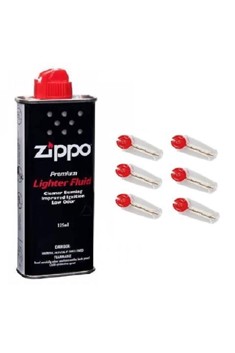 MOBGİFT Zippo Taşı 6'lı Ve Benzini