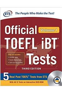 McgrawHill Official Toefl Ibt Tests Volume 1 (3rd Ed.)