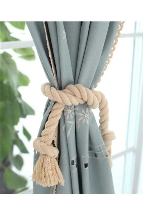 biblocunet Makrome Halat Perde Fon Bağı,tokası,süsü (1 Adet)