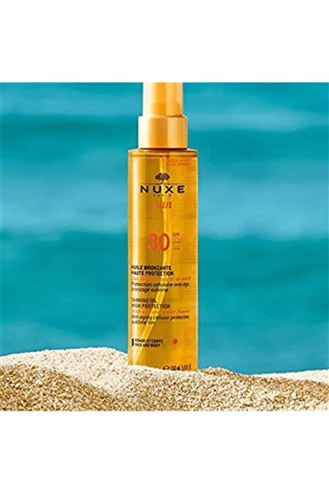 Nuxe Huile Solaire Spf 30 - Bronzlaştırıcı Yüz Ve Vücut Yağı Spf 30 150ml