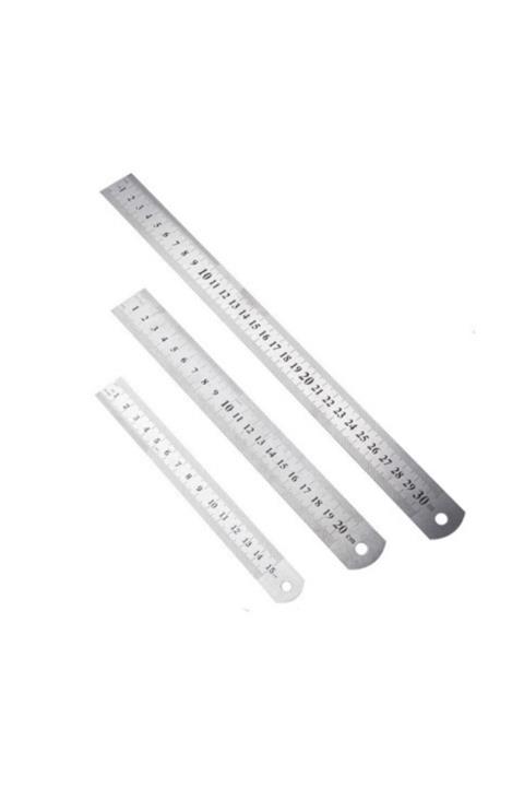 Kaya Çelik Cetvel Küçük Boy  20 cm