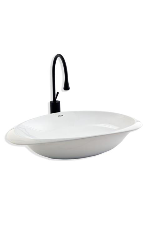 LENA E-2328 Tezgah Üstü Porselen Lavabo