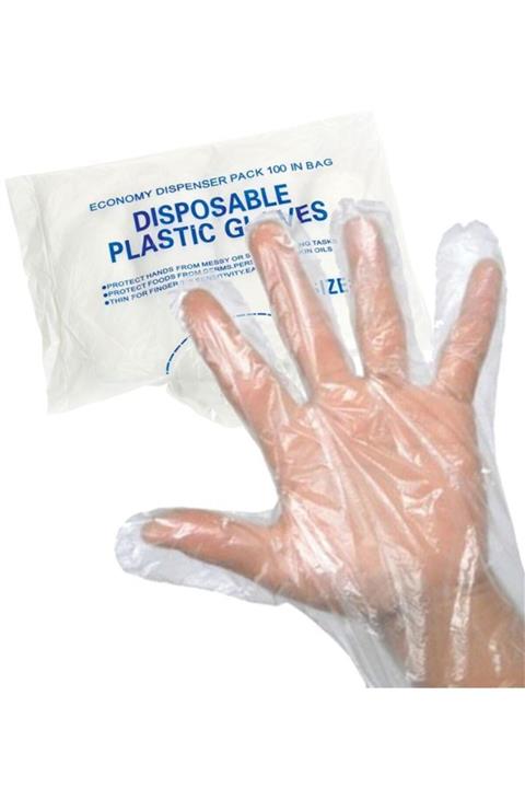 ROT Tek Kullanımlık Şeffaf Eldiven Xl Beden 3x100 Adet