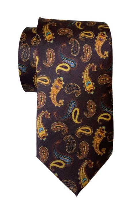 Madam Seta İpekçilik Baskı Desen Ipek Kravat