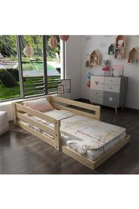 Festival Mobilya Montessori Yatak, Full Çam Ağaç Karyola, Montessori Karyola, A8036-80x200