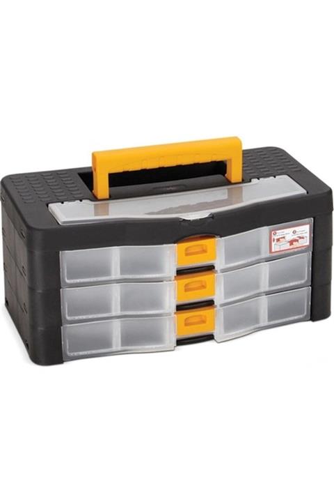 Süper Bag Super-bag 2057 3 Lü Organizerli Çekmece Kutu