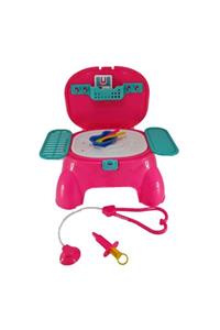 KAHRAMAN OYUNCAK Doktor Seti Play Desk 16 Parça Çantalı Tabure