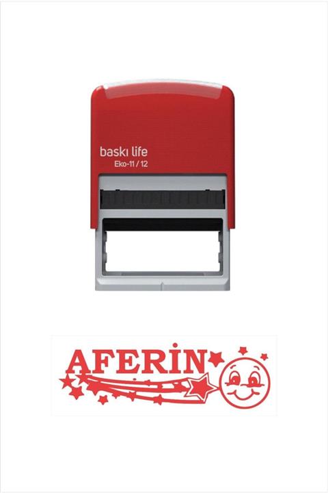 Baskı Life Kendinden Mürekkepli Öğretmen Kaşesi Aferin Kaşesi Bl-55