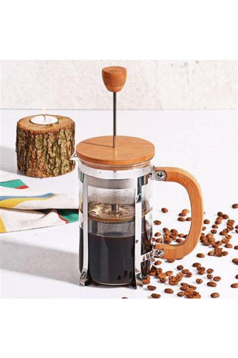 HediyeMania Bambu French Press