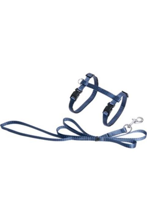 Flamingo Art Sportiv Kedi Göğüs Tasması Lacivert 20-35 Cm 10 Mm