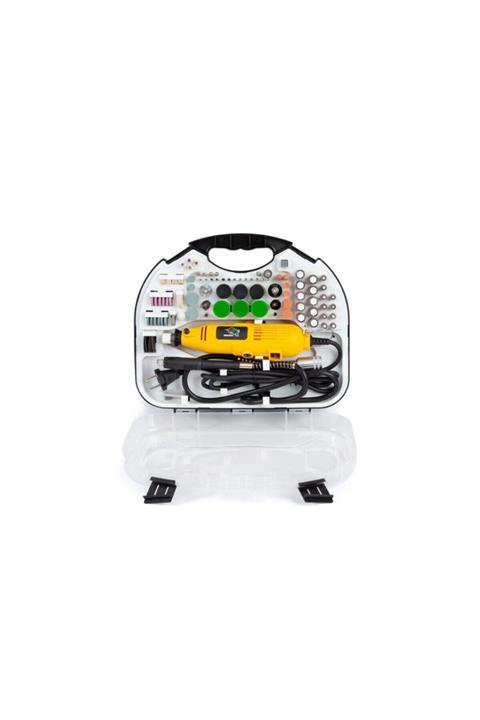 morponi Italy Style 6 Kademe Devir Ayarlı Gravür Hobi Taşlama Seti  211 Parça