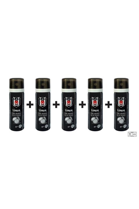 Beşiktaş Sprey Limon Kolanyası 50 Mlx 5 Adet