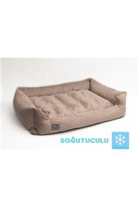 LUVLY PETS X-large Klimalı Soğutuculu Yıkanabilir - Patentli Tay Tüyünden Cooling- Bej - 100x80