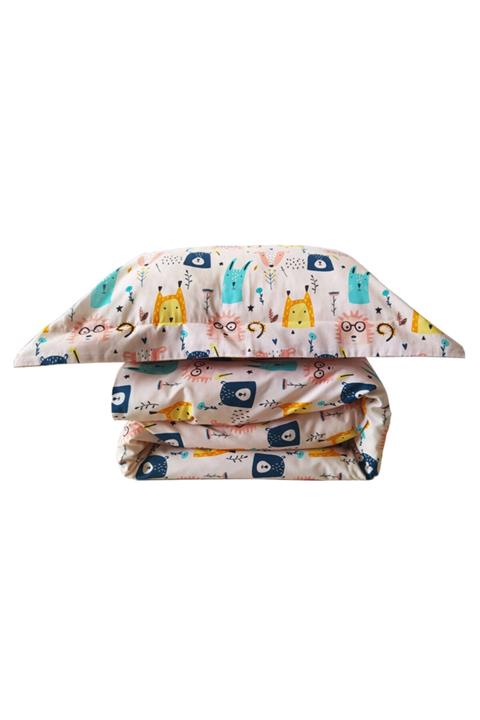 Blue & Pink Wonderland Bebek Nevresim Takımı