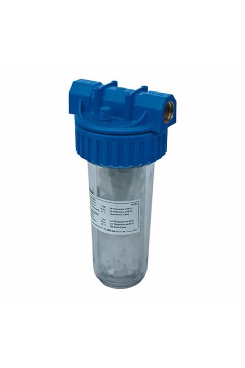 KEVSEROĞLU Sufil 322 Filtre Kabı 254 Siliphos Kireç Çözücü Su Filtresi 10 Inch (24,5 Cm) Orta Boy 1\