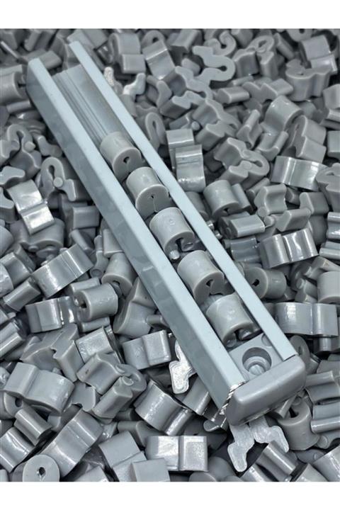 ticariyedek Oto Perde Ruleti 50'li Paket - Oto Perde Ray Düğmesi Krem