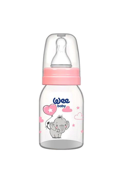 Wee Baby Silikon Uçlu Klasik Biberon 125 Ml Pembe